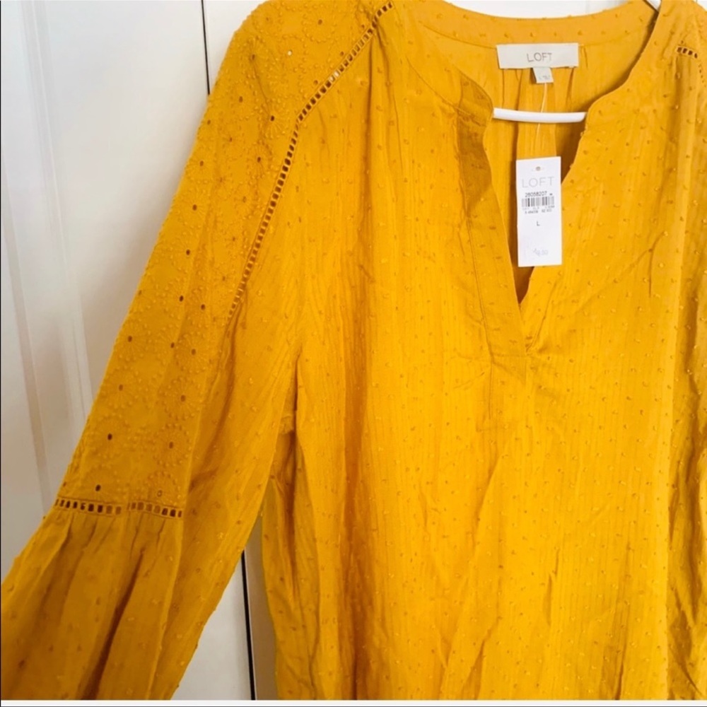 loft eyelet blouse